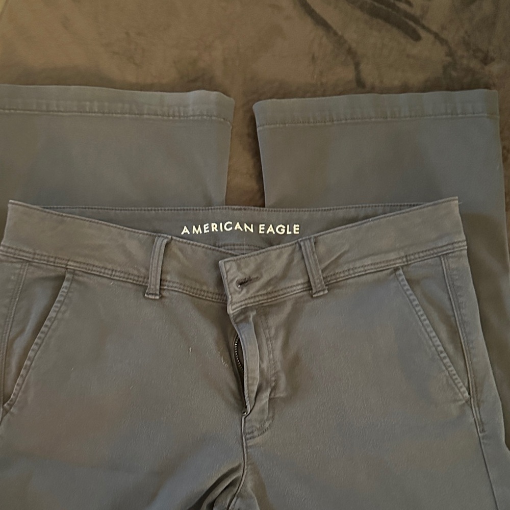 American Eagle Outfitters Gray Boot Cut Pants - Picture 4 of 6